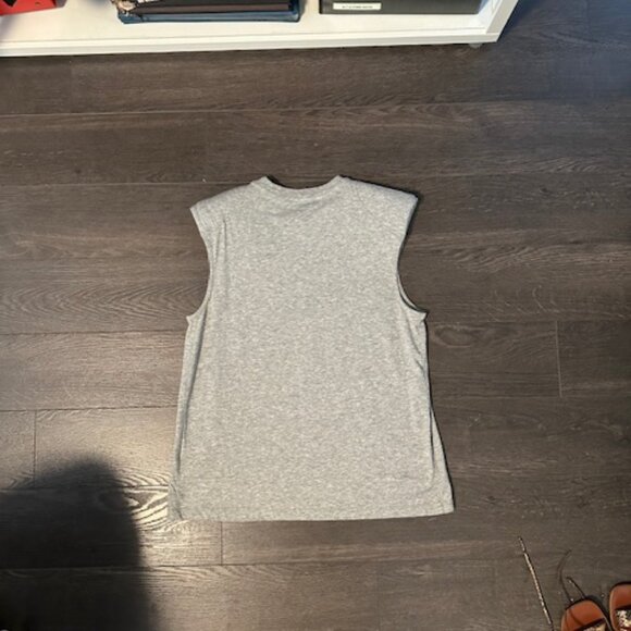 TIBI Padded Shoulder Sleeveless Top, Sz Small - Picture 6 of 6